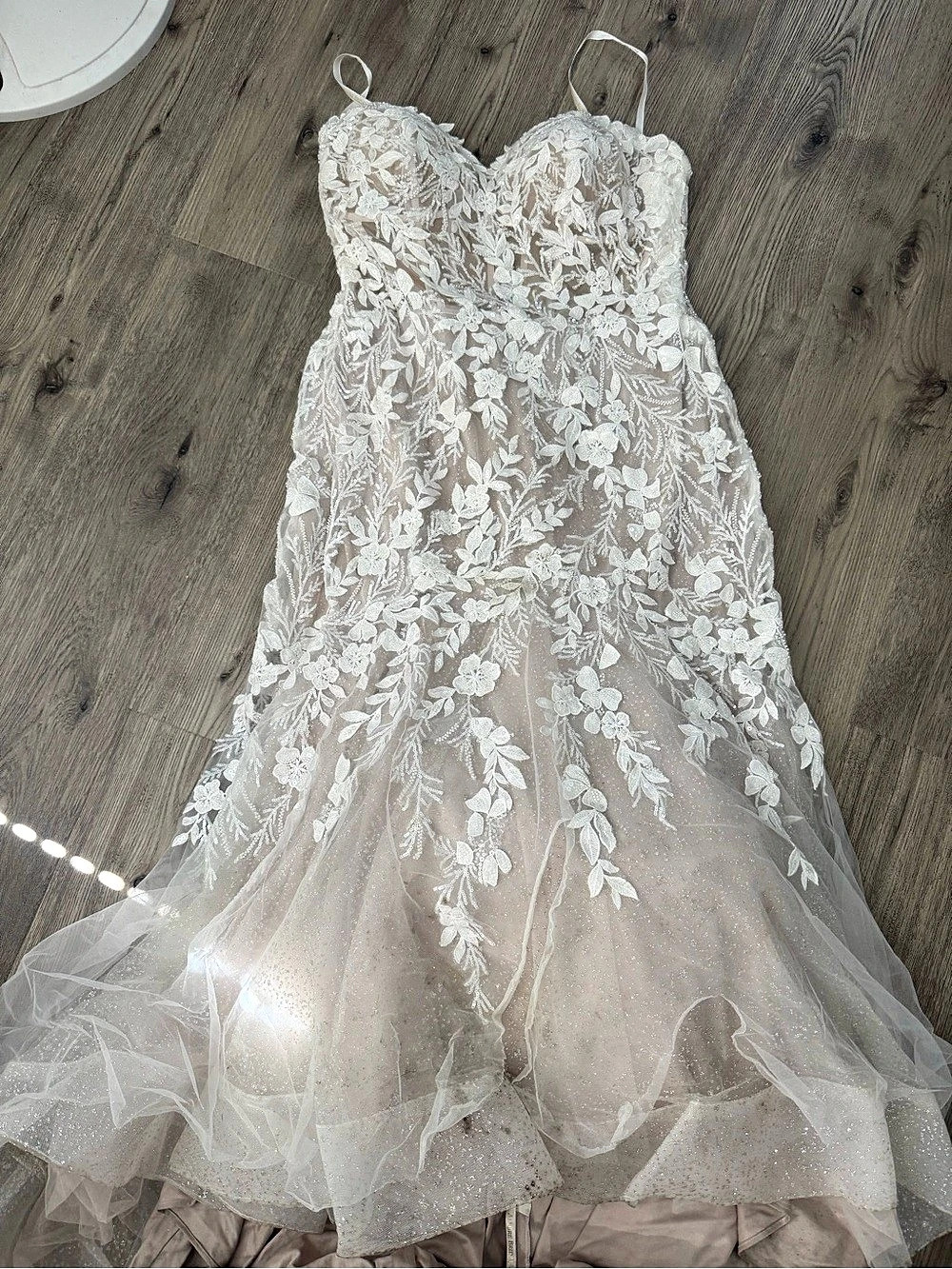 Allure Bridal Floral Lace Wedding Dress